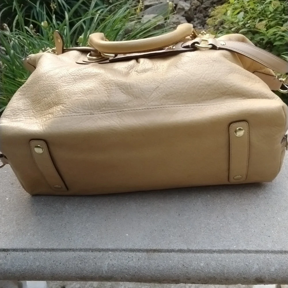 VINTAGE COACH, MADISON SABRINA Large, CAMEL/Gold